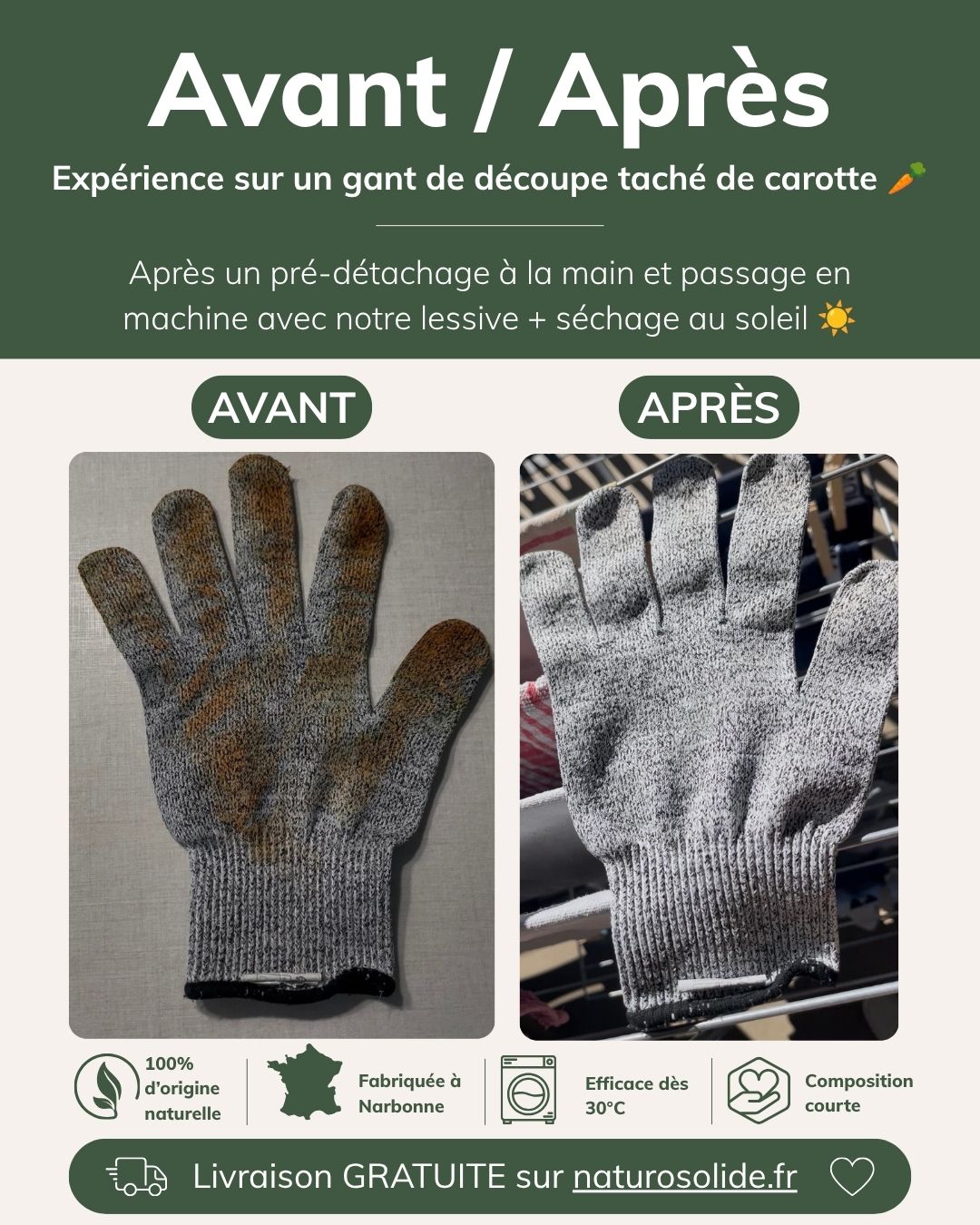 Lessive en poudre multi-usage